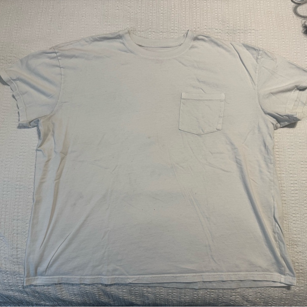 Goodfellow Plain White Pocket Tee Size XXL